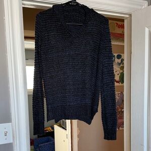 Le Chateau Midnight Blue Knit Top